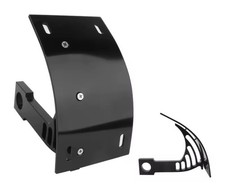 Portatarga laterale moto CNC