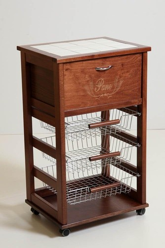 Vesuvio carrello portapane - carrello,