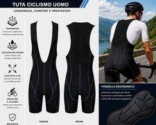 Pantaloni Ciclismo Uomo