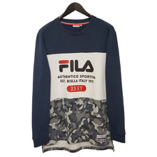 Felpa Pullover Blu Oversized