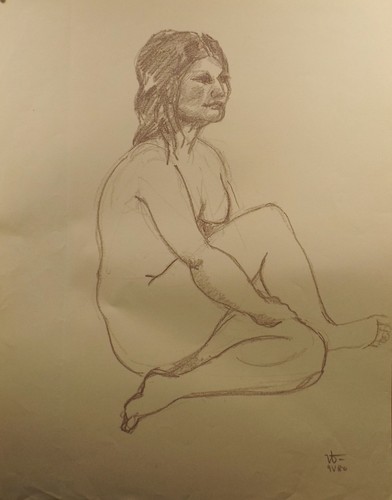 Donna ragazza studio - donna/ragazza, nudo