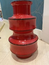 VASO IN CERAMICA VINTAGE WEST GERMANY FAT LAVA ANNI 70 DESIGN