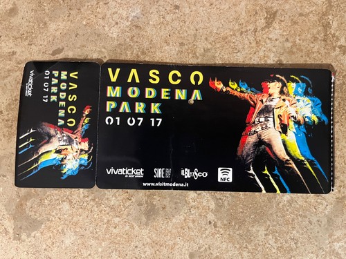 Biglietto vasco rossi - rossi, modena