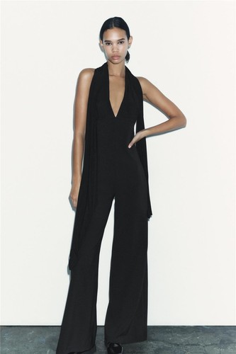 Zara combination long jumpsuit - zara,