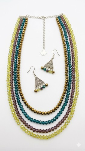 Collana donna multistrato - collana,