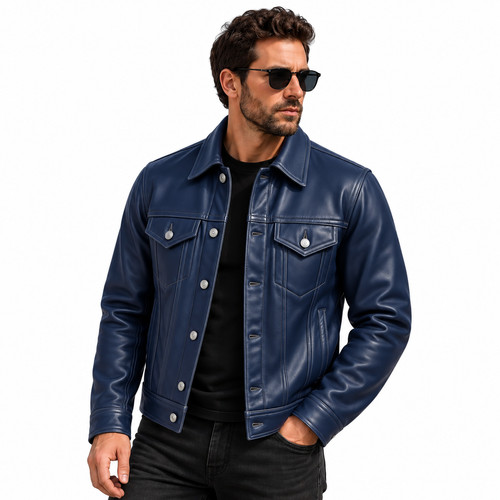 Giacca camionista uomo - , blu