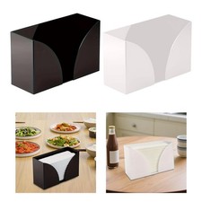 Porta tovaglioli in acrilico, distributore di tovaglioli, semplice, organizer