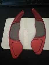 PALETTE Cambio al Volante per VW Scirocco 3 14-17 Leve Paddle Alluminio Rosso