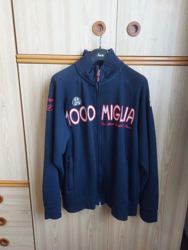 Felpa con zip mille miglia - felpa,