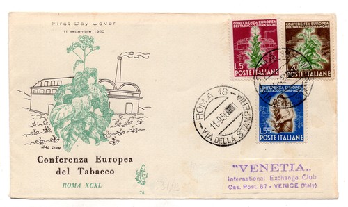 Tabacco serie busta fdc non - serie,