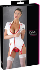 Cottelli Abito Infermiera Centrale Con Fiocco Rosso