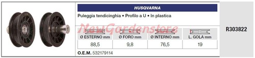 Puleggia tendicinghia
