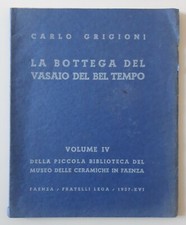 CARLO GRIGIONI LA BOTTEGA DEL