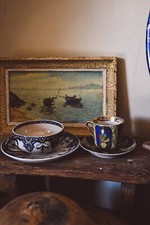 Faïence Opaque de Sarreguemines Tazza da tè Modello Cluny