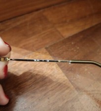 occhiali ray ban usati. Modello a mascherina, marroni, utilizzati pochissimo 