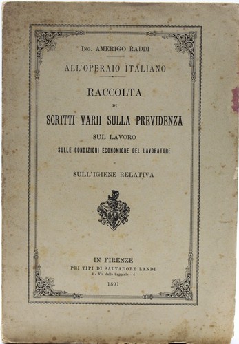 Libro raccolta scritti varii - scritti,