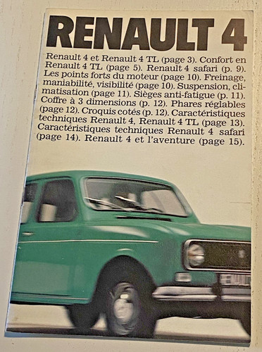 Brochure vente renault - vente,