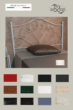 Testata letto alla francese in ferro battuto Sogno con giroletto