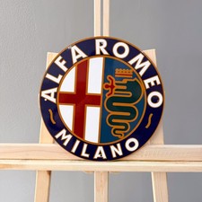 Insegna Metallo Pesante Alfa
