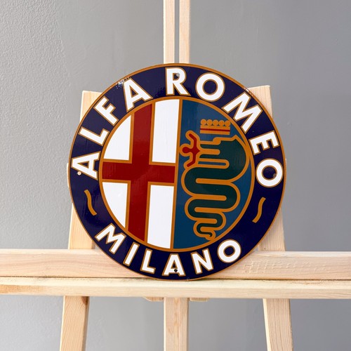 Insegna metallo pesante alfa - insegna,