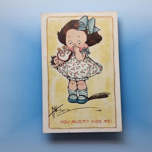 Artist signed postcard c1910 - signed,
