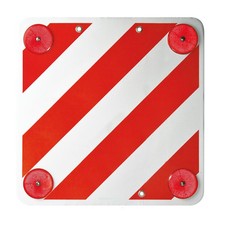 Cartello per carico sporgente cm 50 x 50 segnale camion auto autocarro tir