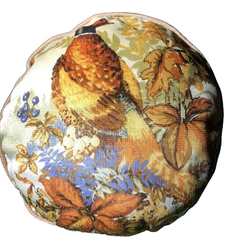 Cuscino fagiano arancione