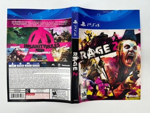 Rage ps4 gamestop espositore - rage, 2