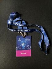 PASS+LANYARD MEDIA REAL MADRID-LIVERPOOL FINALE 2022 UEFA CHAMPIONS LEAGUE PARIS