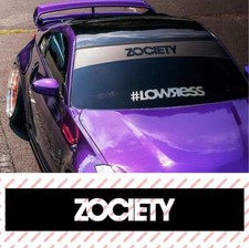 Zociety Striscione Parabrezza