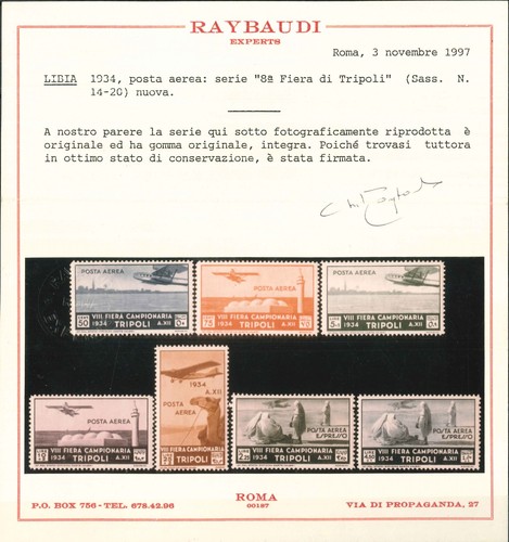 Libia 1934 catalogo - 1934,