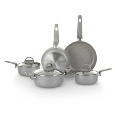 KASANOVA Batteria pentole antiaderenti 8 pezzi Made in Italy