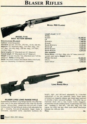 2001 print blaser model - ad,