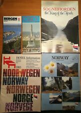 NORVEGIA - LOTTO DI GUIDE TURISTICHE DA COLLEZIONE ANNI 80 - RARITÀ VINTAGE