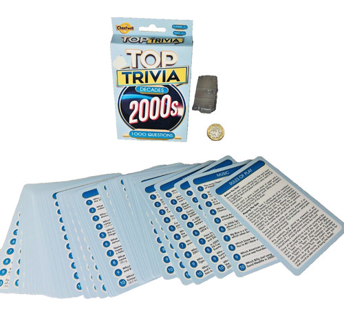 Carte gioco top trivia - top, anni