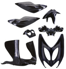 Black Fairing Kit 7 Pcs MBK