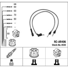 Kit cavi accensione ngk per - kit,