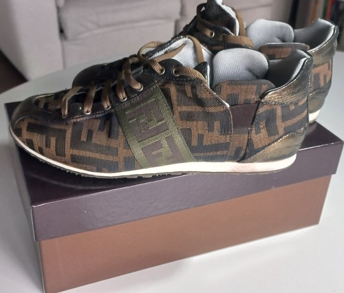 Fendi scarpe sneakers jacquard - fendi,