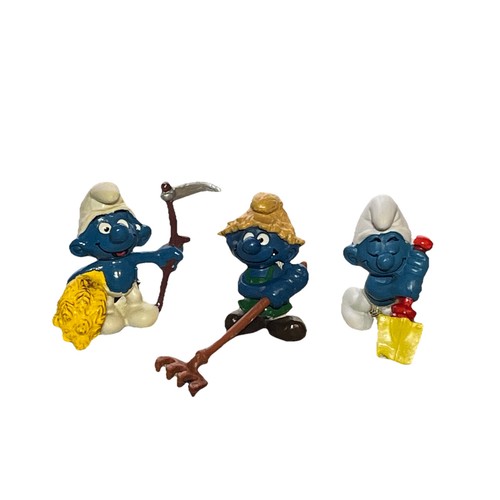 Puffi fienaio contadino puffo