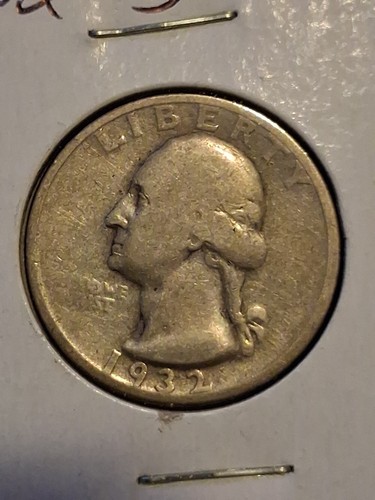 1932 washington quarter 25c - s,