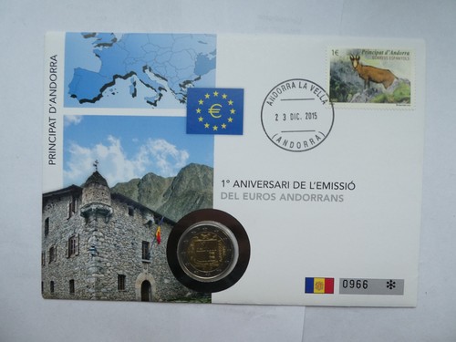 Andorra lettera numismatica - lettera,