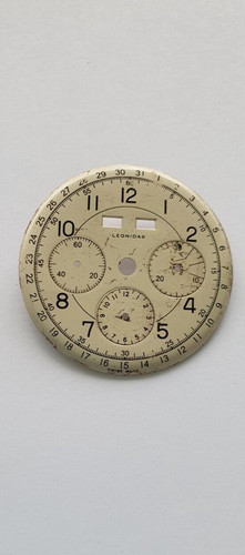 Rare valjoux 72c leonidas dial - valjoux,