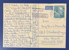 Intero postale PSo 1 Wuppertal 10.9.1949 -6025