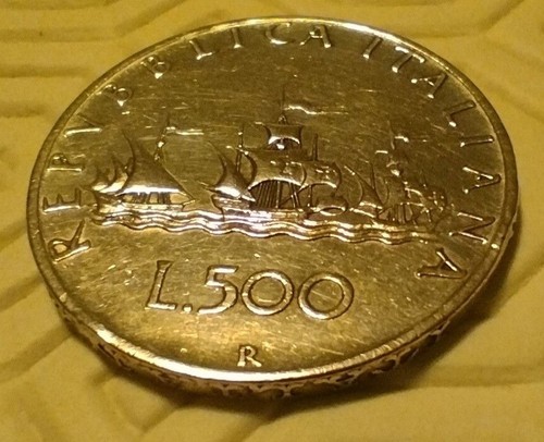 Moneta 500 lire argento - 500, in