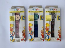 3 x Flik Flak orologio per