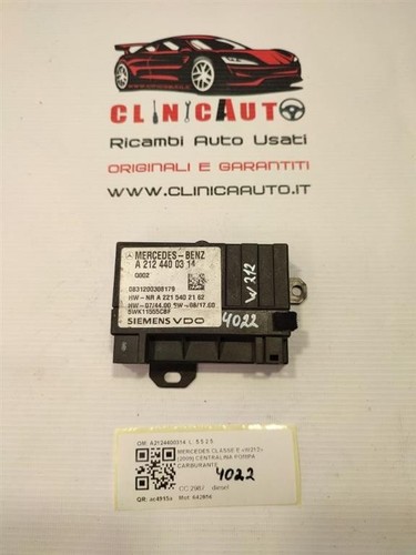 Centralina pompa carburante - pompa,