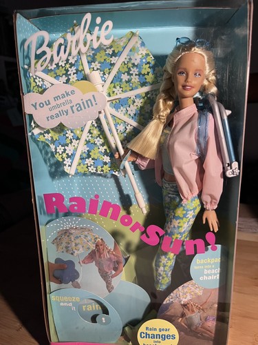 Barbie bambola pioggia sole - bambola, o