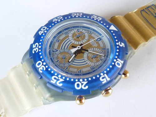 Swatch aqua chrono 1995 - aqua,