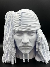 Busto jack sparrow - 3d,