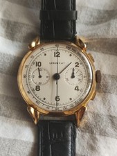 Lebois&co crono Over Size anni 40 da collezione, Movimento Landeron